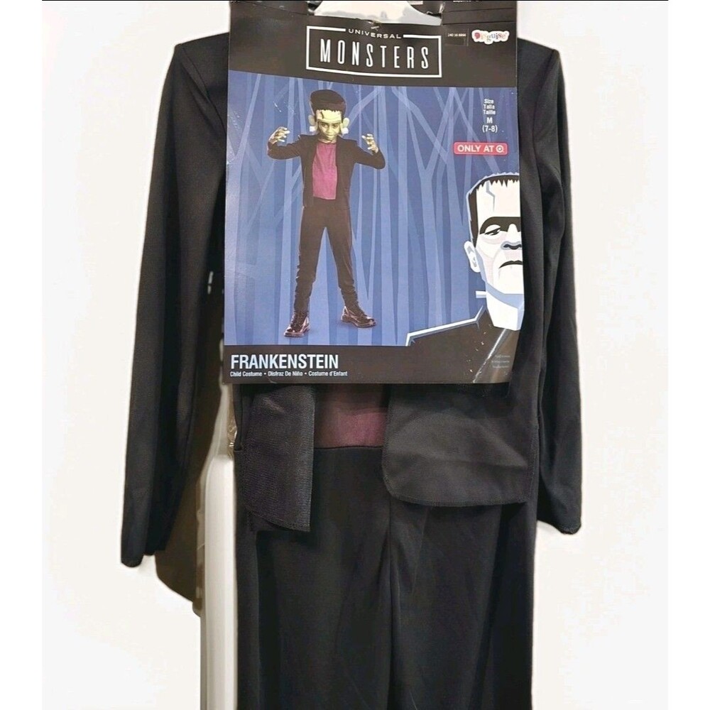 Universal Monsters Frankenstein Kids Halloween Monster Costume M 7/8 Target C22